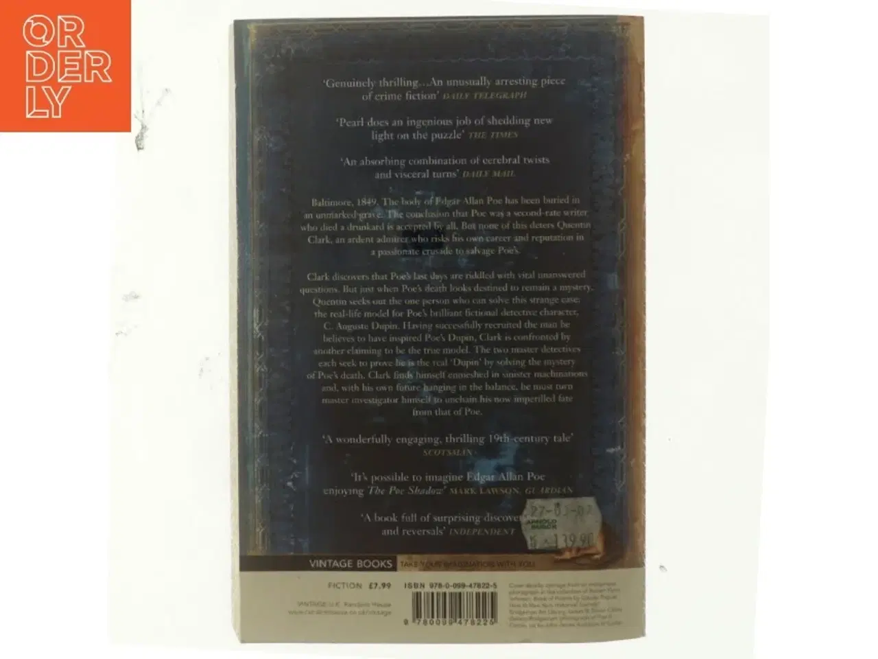 Billede 3 - The Poe Shadow af Matthew Pearl (Bog)
