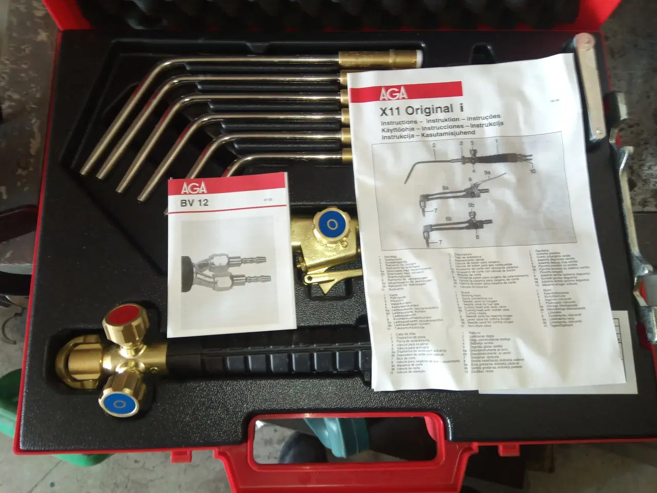 Billede 4 - AGA skære / svejse sæt med Regulatorer
