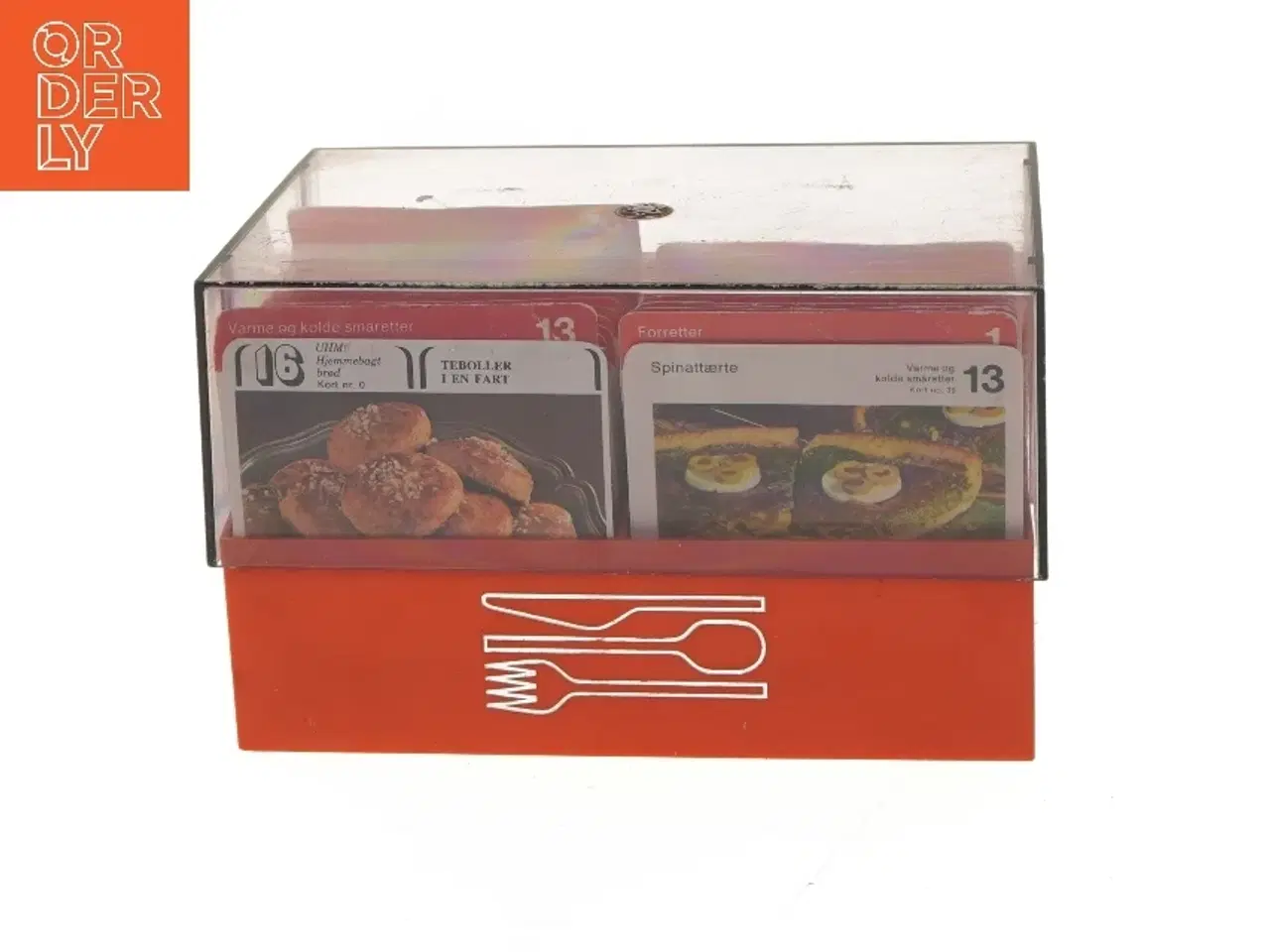 Billede 1 - Opskriftkort i boks (str. 22x14,5 cm) (Bog)