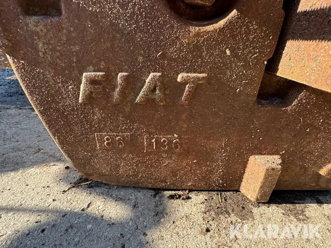 Billede 9 - Vægtklods FIAT 320 kg i alt