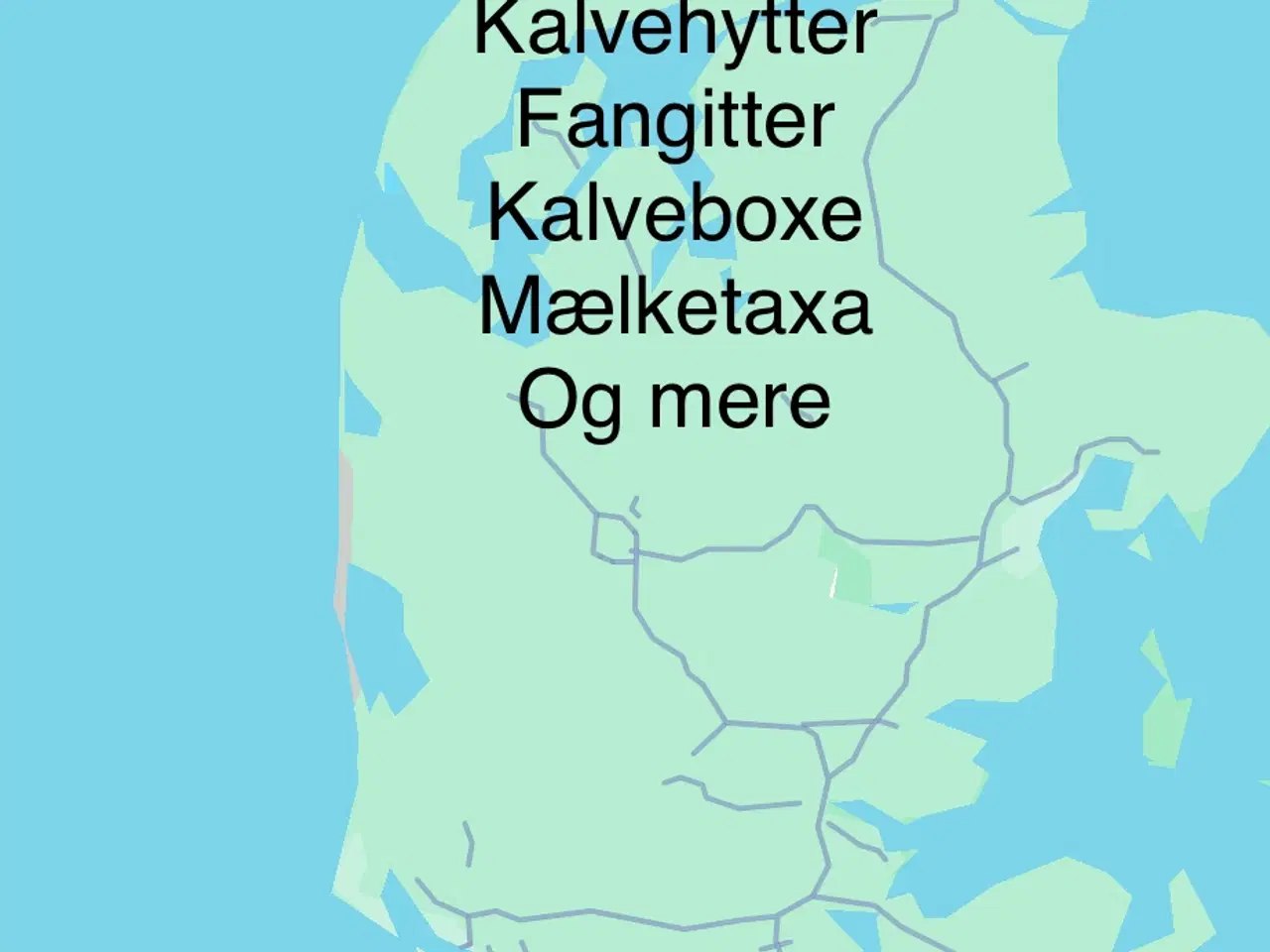 Billede 1 - Staldinventar kalvehytter milktaxa 