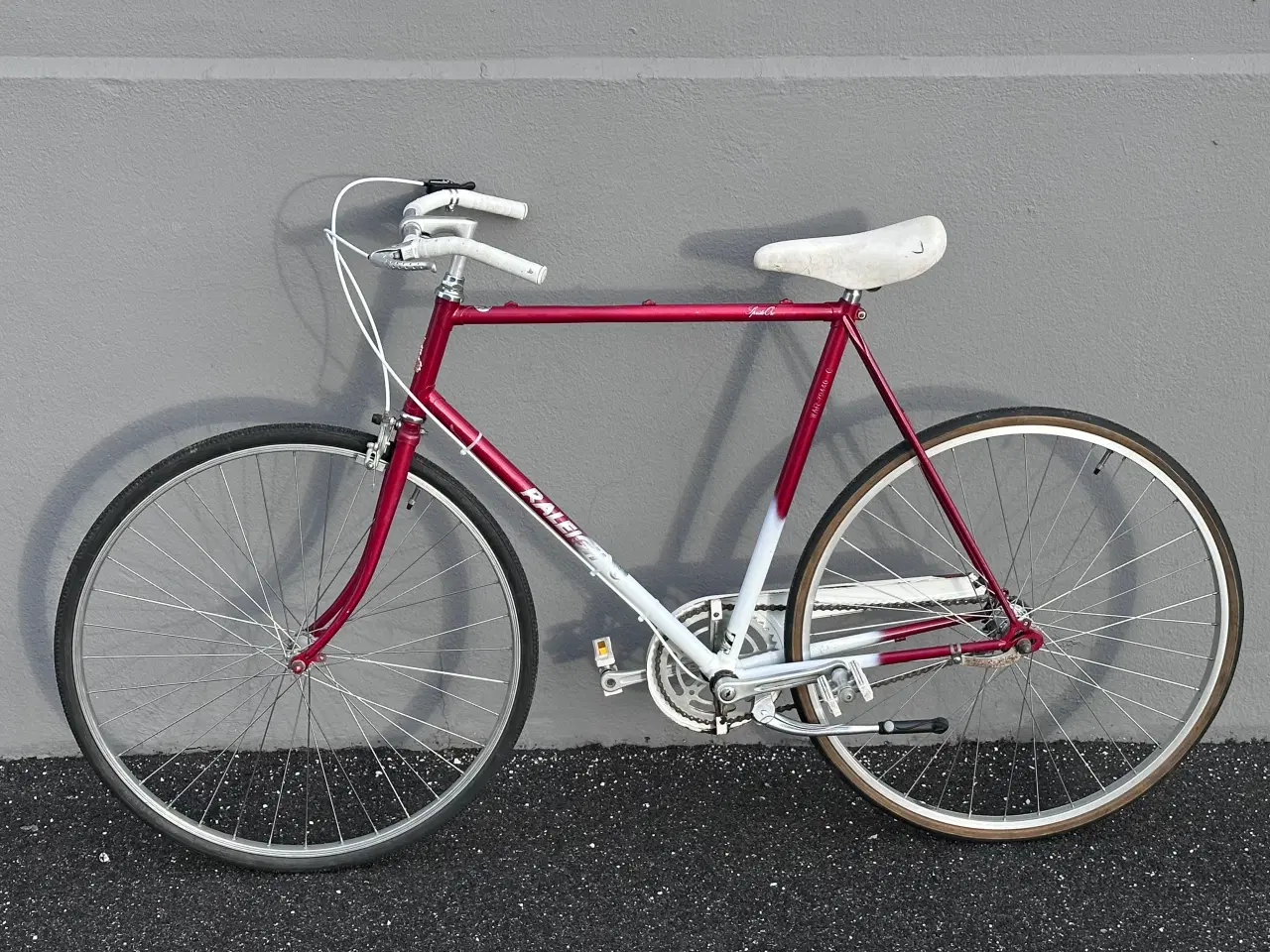 Billede 8 - Rød og hvid Raleigh Sprite Oro herre retrocykel