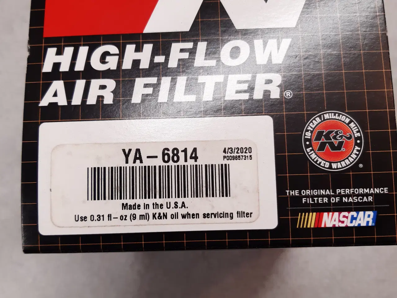 Billede 4 - Luftfilter KN Filter, Yamaha MT-07 Kun brugt 2 år 