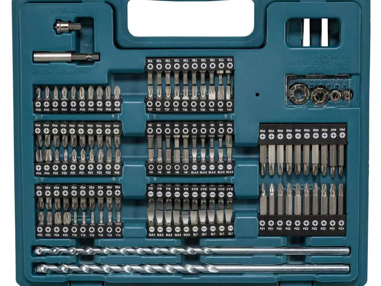 Billede 3 - Bor- og bitssæt Makita E-11689 – 256 dele