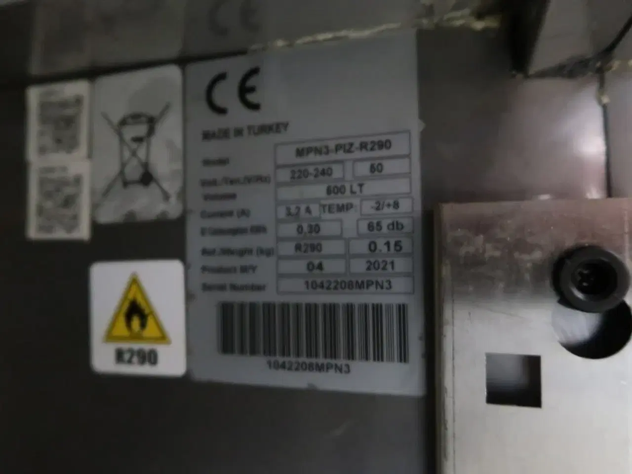 Billede 7 - Kølebord FRENOX MPN3-PIZ-R290 med kølevitrine