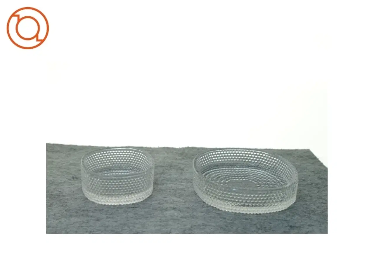 Billede 1 - Glas skåle fra Normann (str. 12 x 3 cm 9 x 4 cm)