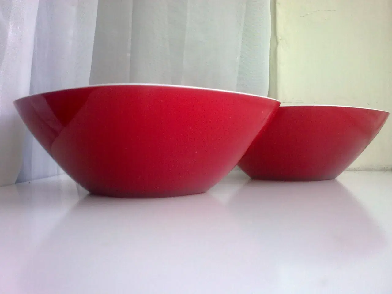 Billede 3 - Italiensk design i rød og hvid