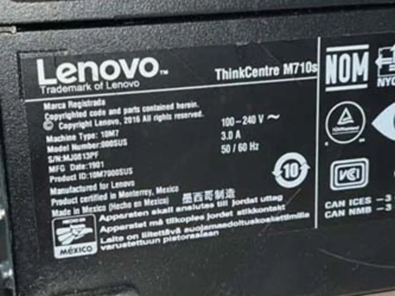 Billede 2 - Lenovo Computer Bordmodel