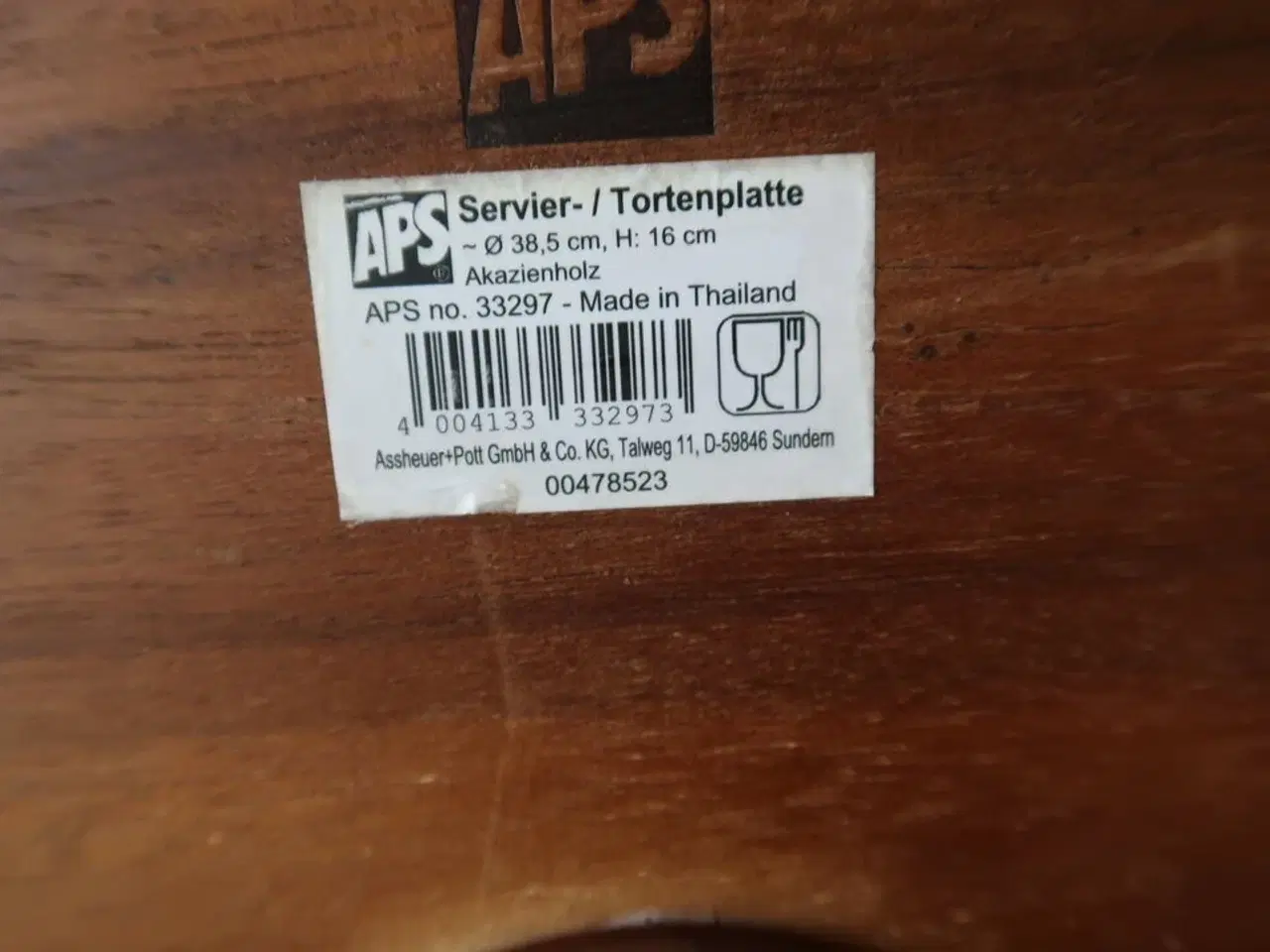 Billede 3 - Opsats træ 330 mm H160 mm med glaslåg