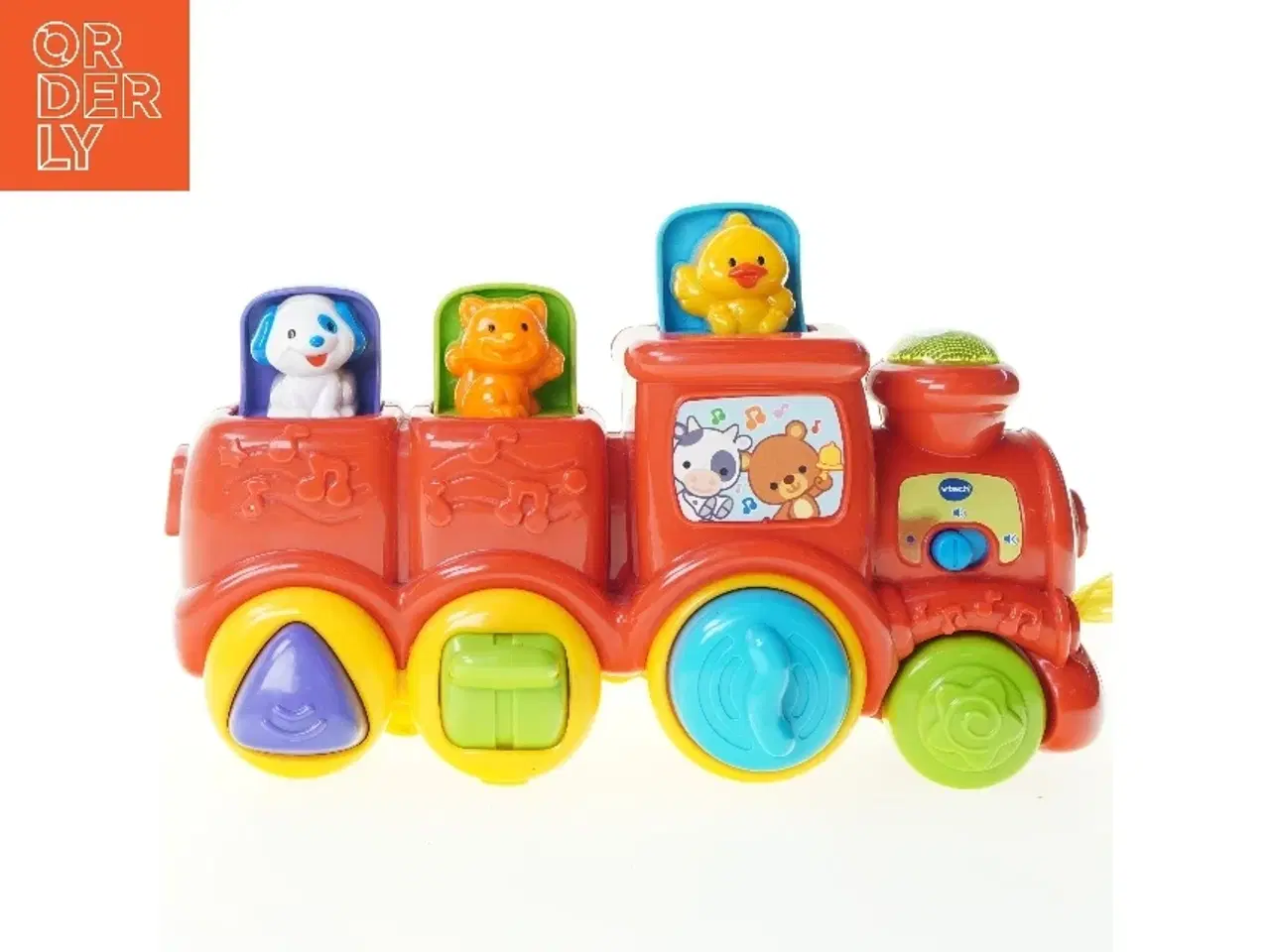 Billede 1 - Tog med lyd, babylegetøj fra Top Toy As (str. 27 x 12 x 13 cm)