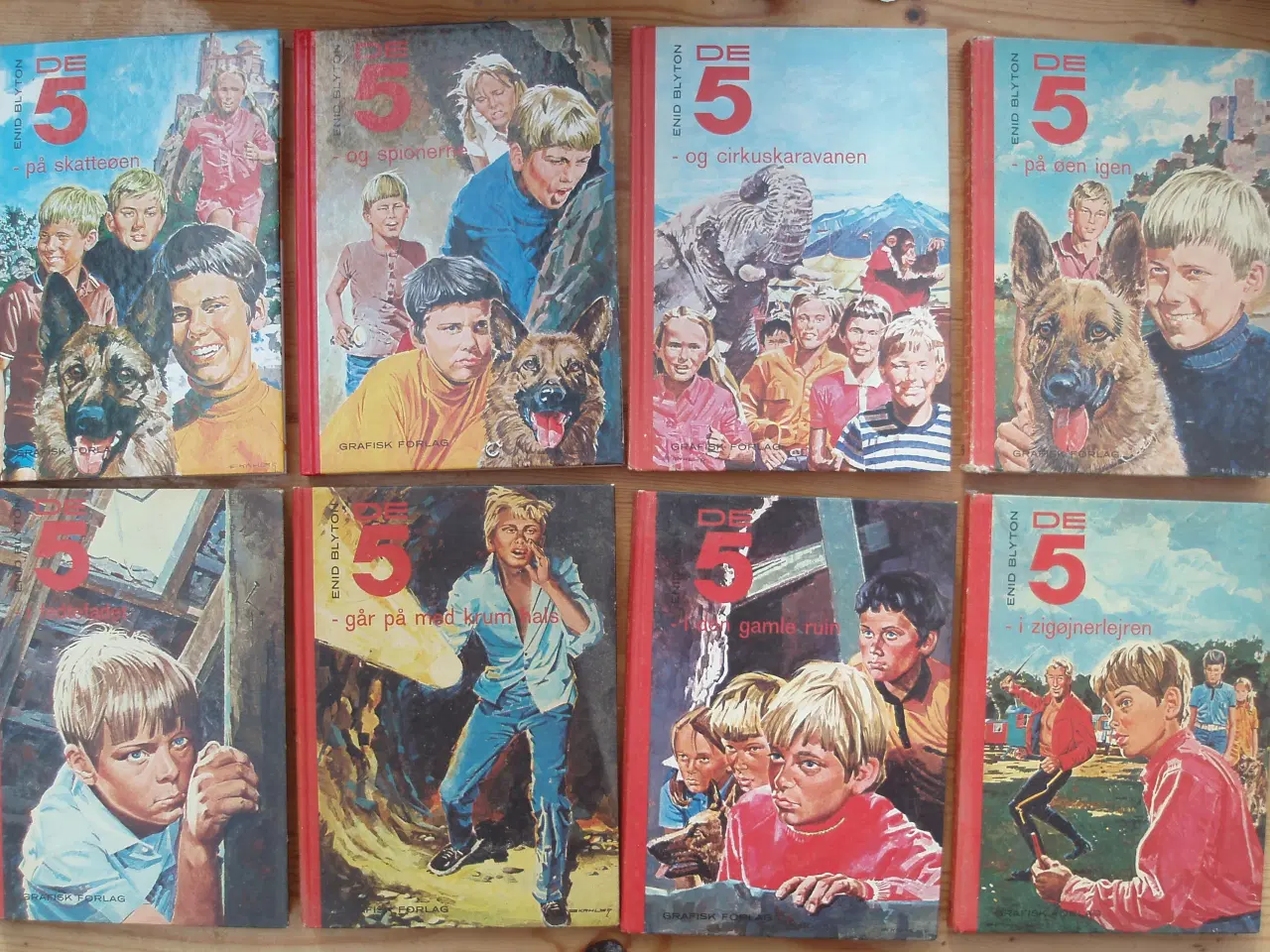 Billede 1 - De 5 hardback bøger