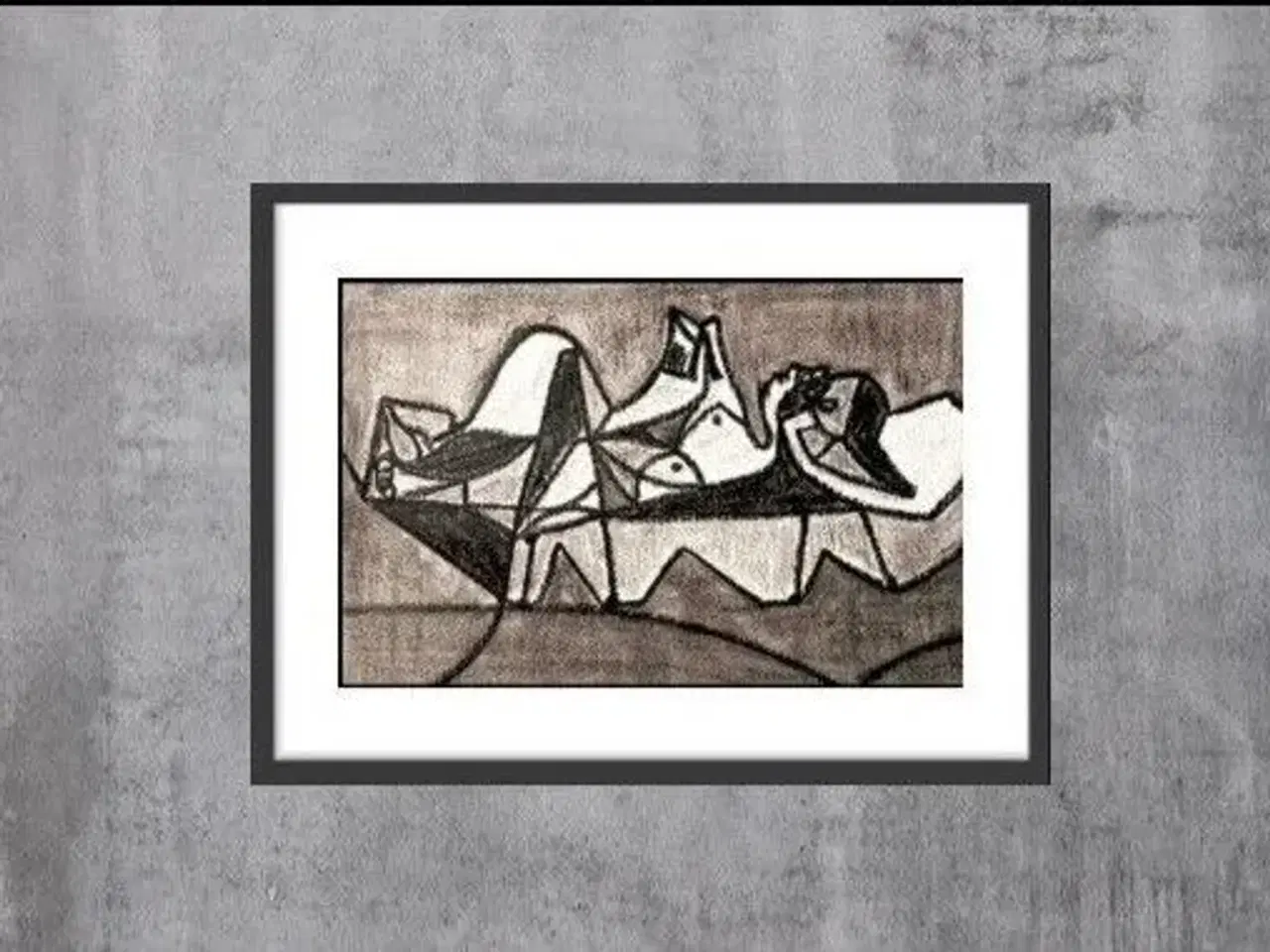 Billede 14 - Forskellige akvareller, Picasso interpretationer