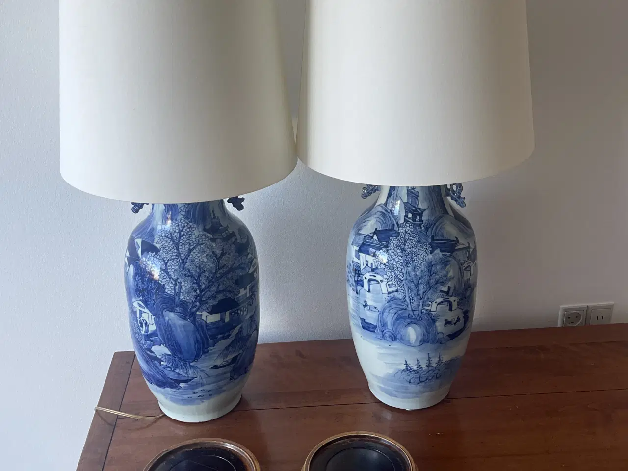 Billede 3 - Kina lamper str. 53 cm uden skærm 