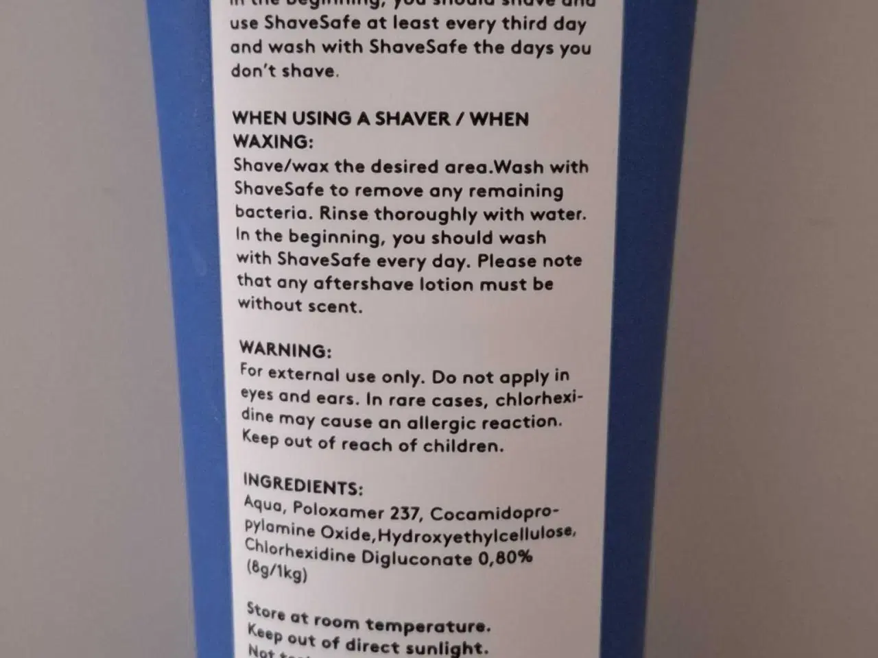 Billede 2 - Ny Shavesafe Woman Shaving Gel 100 ml