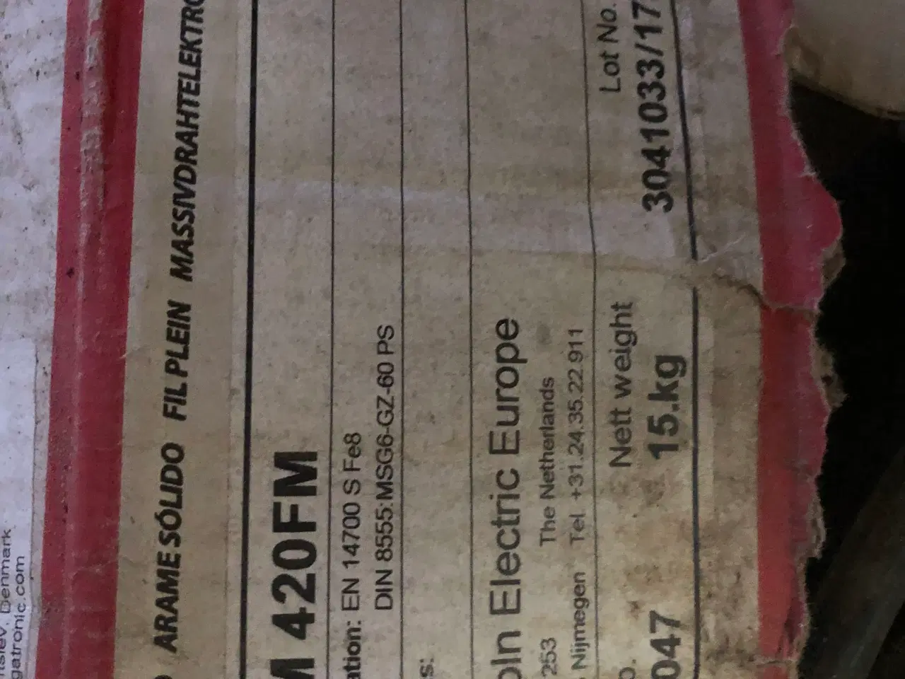 Billede 2 - Hårdmetalstråd ubrugt rulle