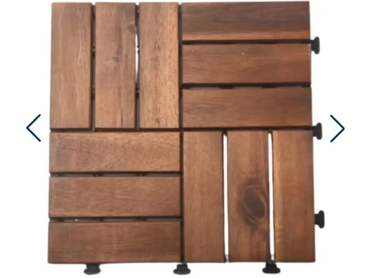 Billede 3 - 20 stk Terrassefliser i akacietræ 30x30