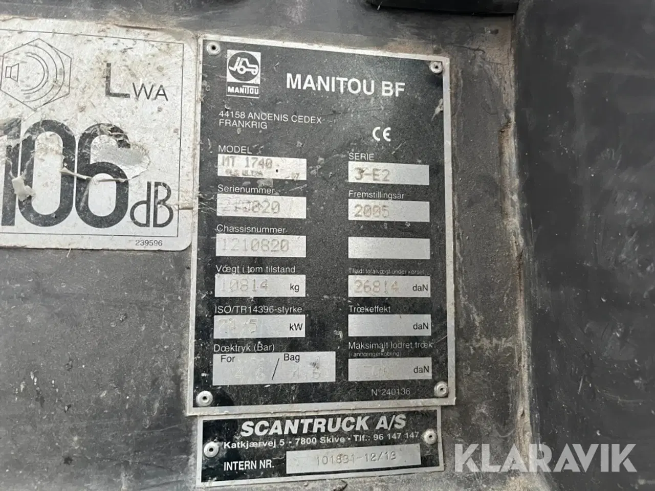 Billede 9 - Teleskoplæsser Manitou MT 1740