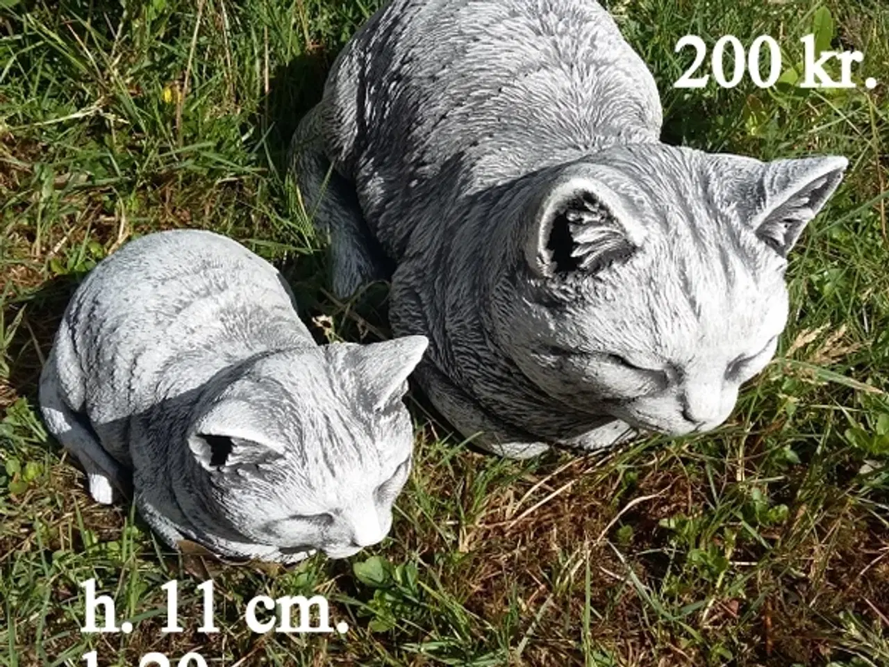 Billede 2 - 🐱 Havefigur – KATTE - mange modeller