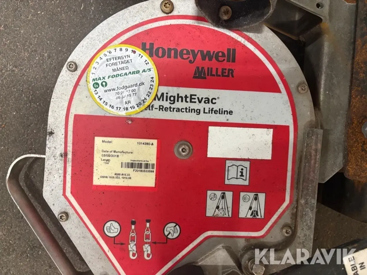 Billede 12 - Faldsikringsudstyr Honeywell Miller