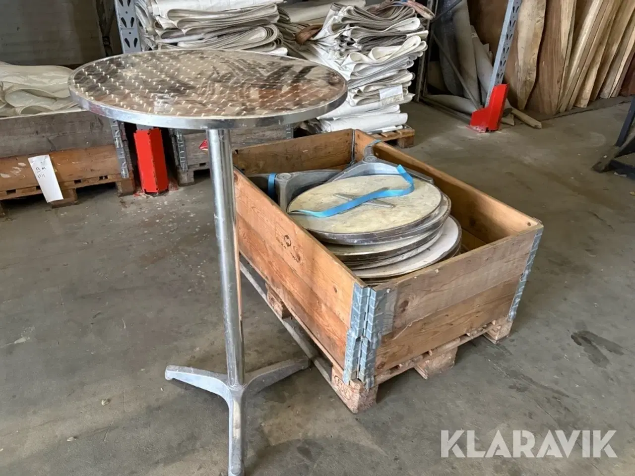 Billede 1 - Caféborde 110cm Ø60 12styk