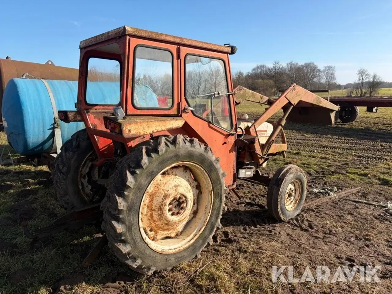 Billede 5 - Veteran Traktor David Brown 885/1 med frontlæsser