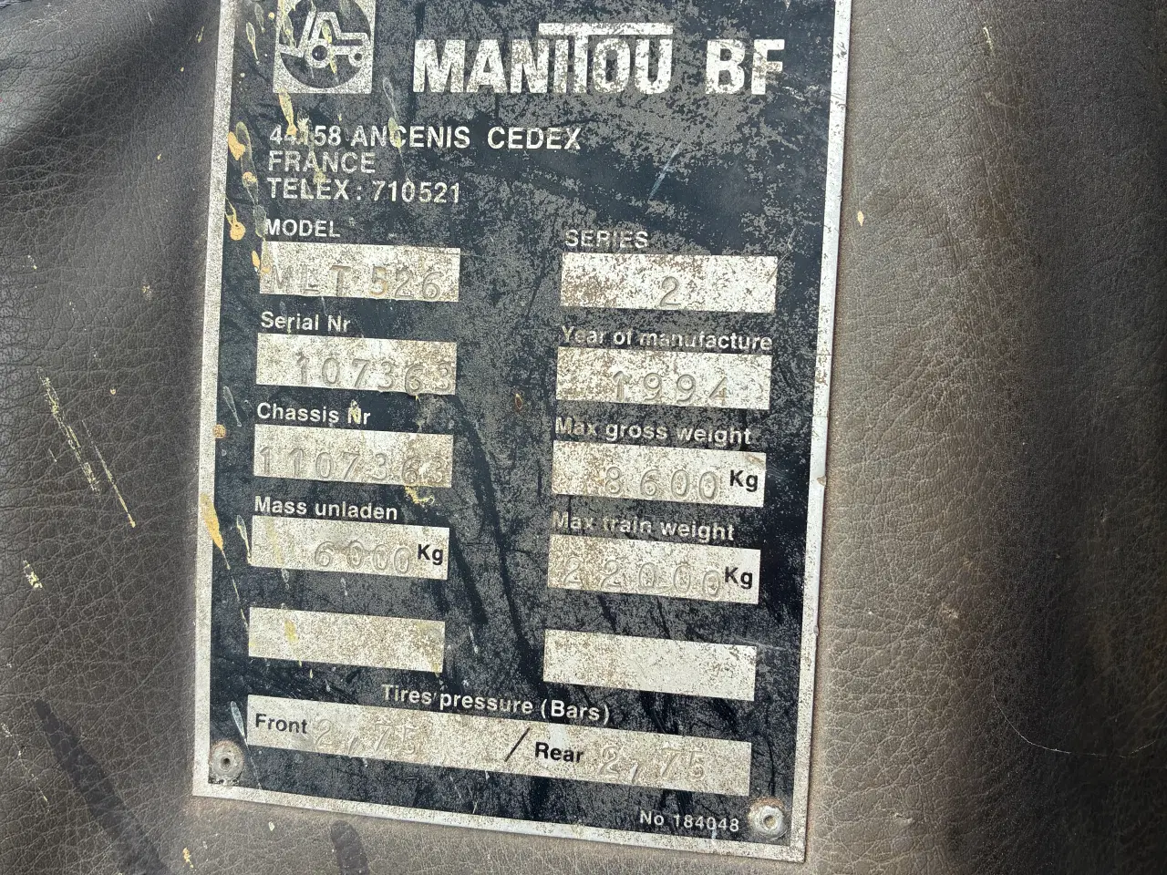 Billede 2 - Manitou mlt526 med kurv skovl og gafler