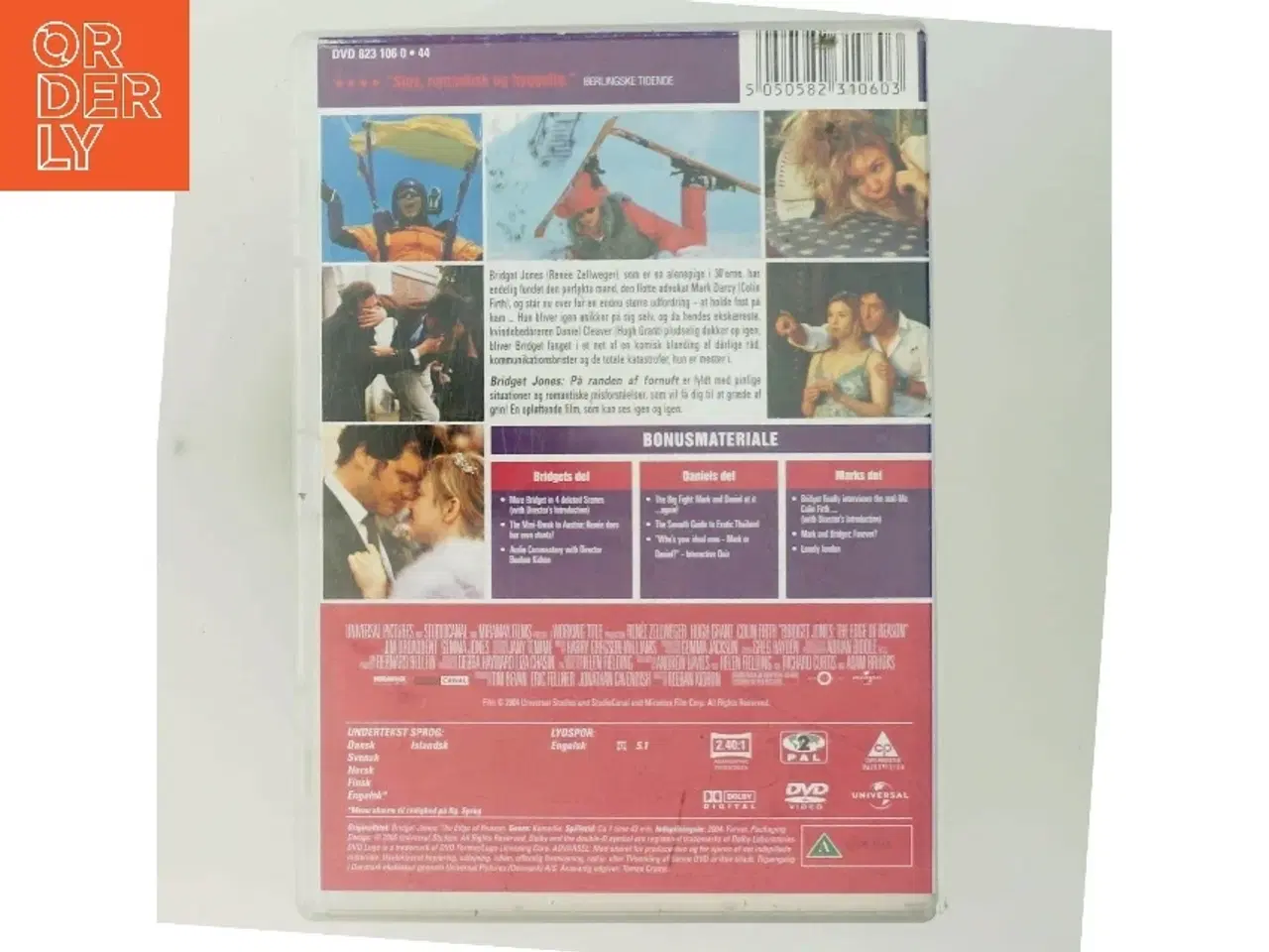Billede 3 - Bridget Jones - På randen af fornuft (DVD) med Renée Zellweger (DVD)