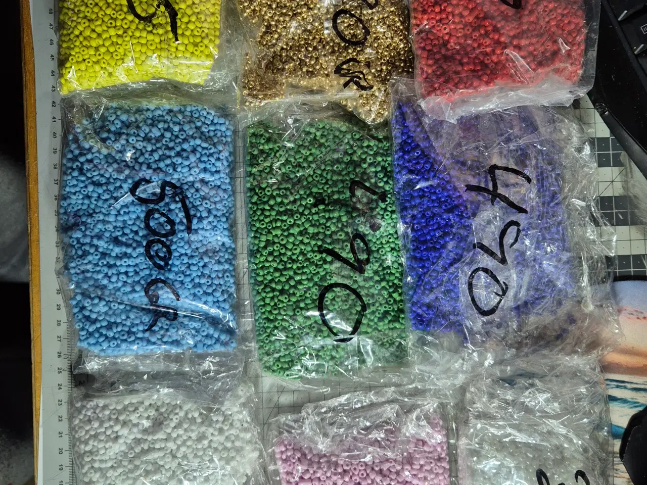 Billede 1 - 4mm glas perler
