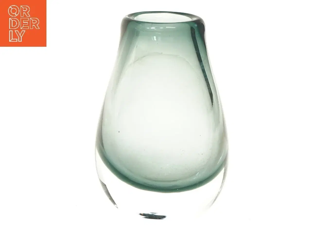 Billede 1 - Holmegaard glasvase (str. 17 cm)