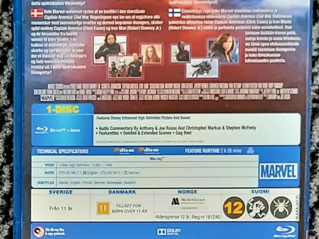 Billede 9 - Blu-Ray Marvel Film i Høj Kvalitet 