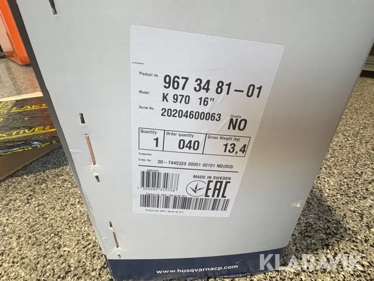 Billede 8 - Kapsav Husqvarna K 970