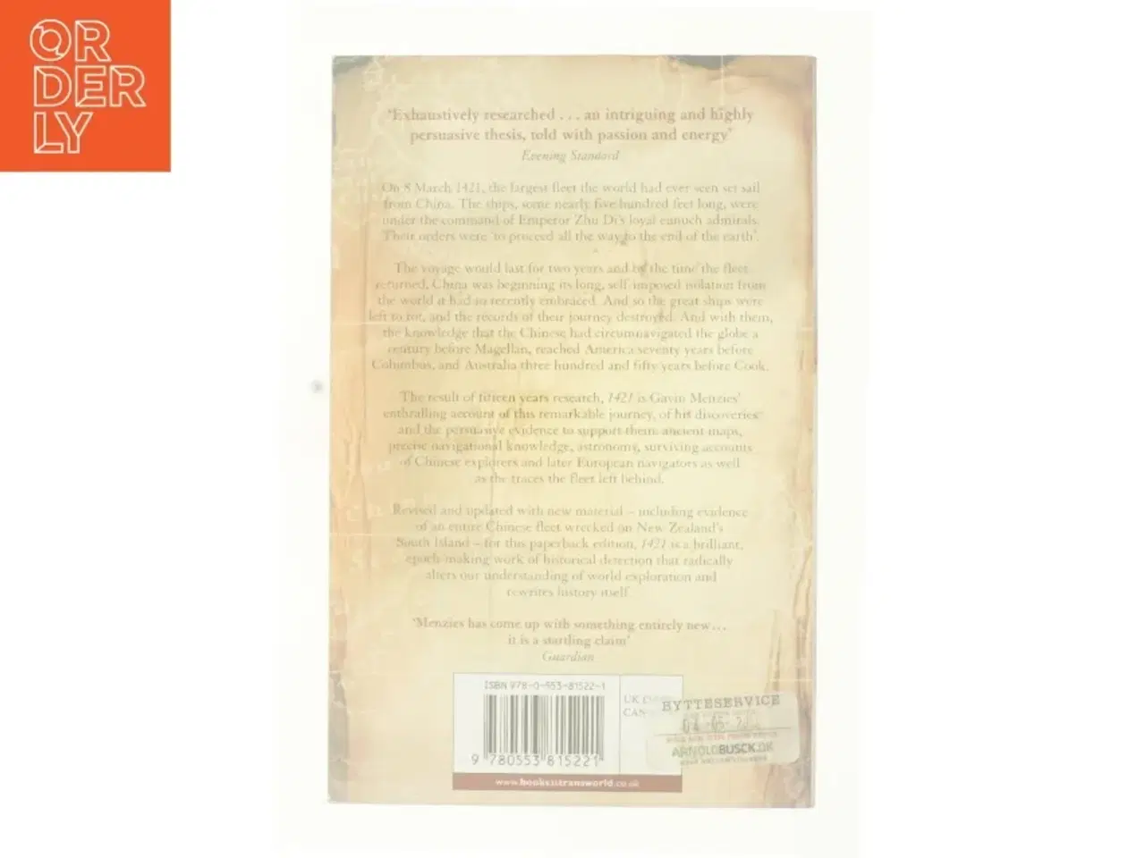Billede 2 - 1421: the Year China Discovered the World af Gavin Menzies (Bog)