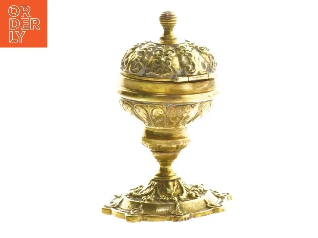 Billede 2 - Dekorativ skål med låg (str. 11 cm)