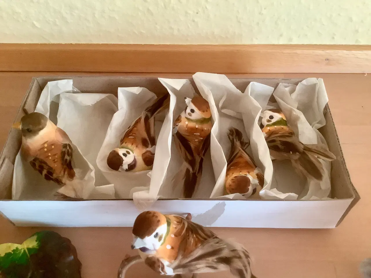 Billede 4 - Dekorations materialer - fugle - visne blade 