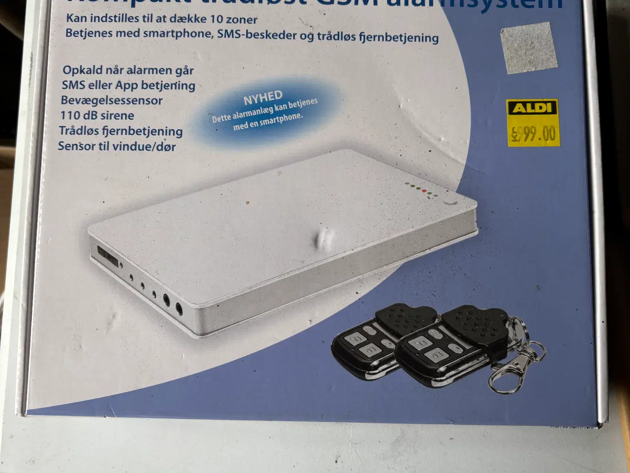 Billede 1 - Kompakt trådløst GSM alarmsystem 