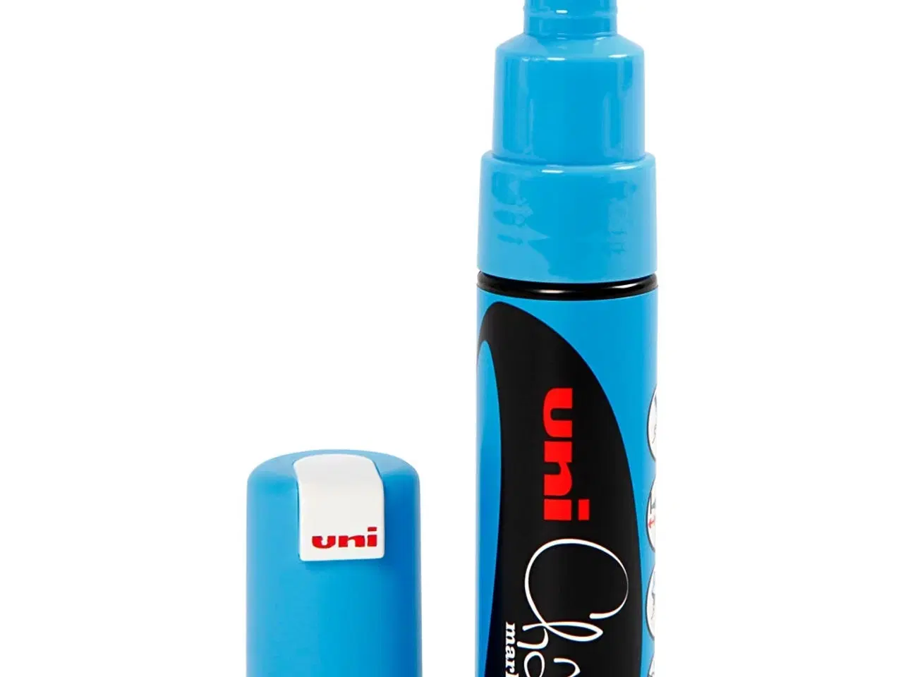 Billede 1 - Lyseblå Kridttusch 8 mm - Vandbaseret og Let at Rengøre