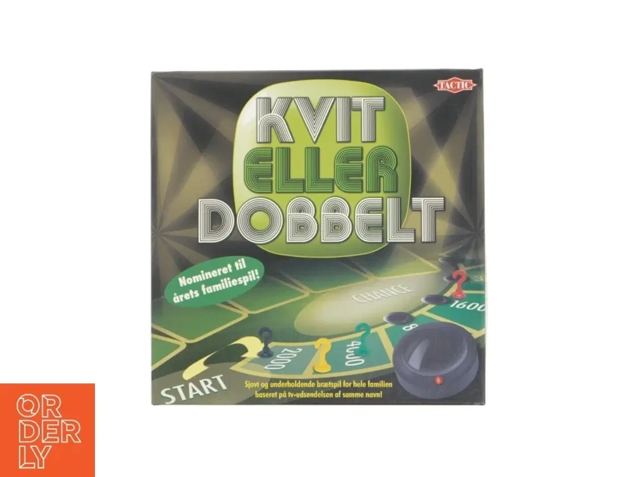 Billede 1 - Kvit eller Dobbelt brætspil fra Tactic (str. 25 x 25 x 6 cm)