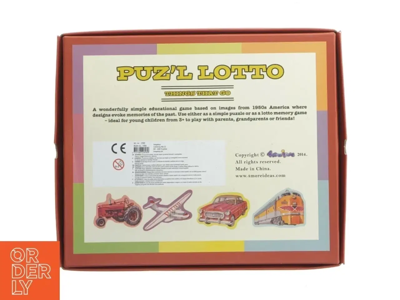 Billede 2 - Puz&#39;l Lotto Things That Go fra 4moredias (str. 28x23,5 cm)