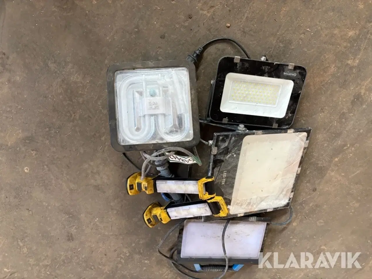 Billede 3 - Arbejdsbelysning – LED-arbejdslamper og halogenlampe