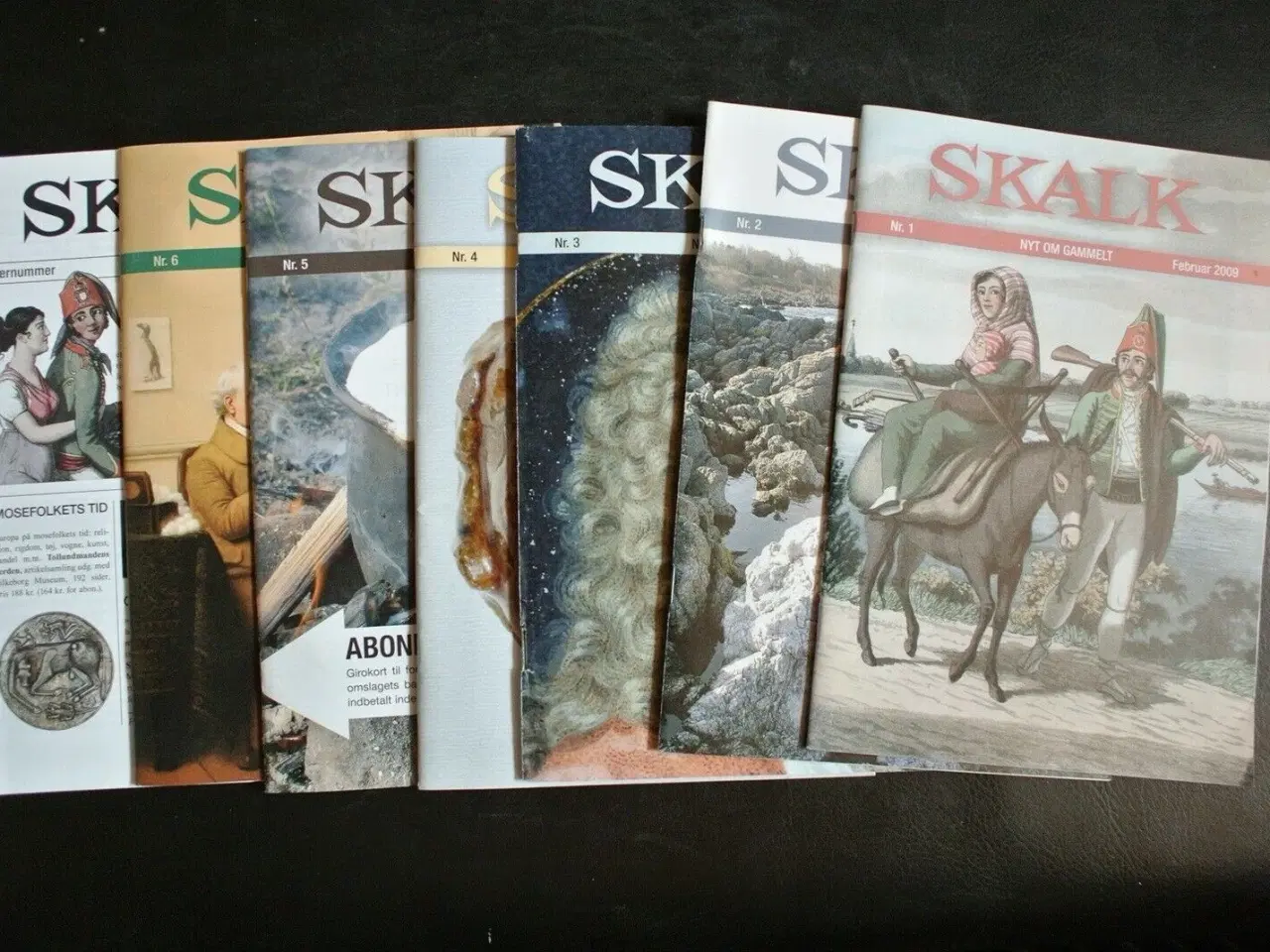 Billede 1 - skalk nr. 1-6 + særnummer 2009, emne: historie og 