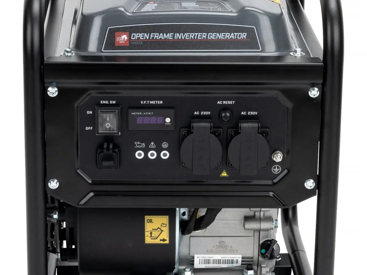 Billede 2 - Generator benzingenerator Open Frame Inverter sort