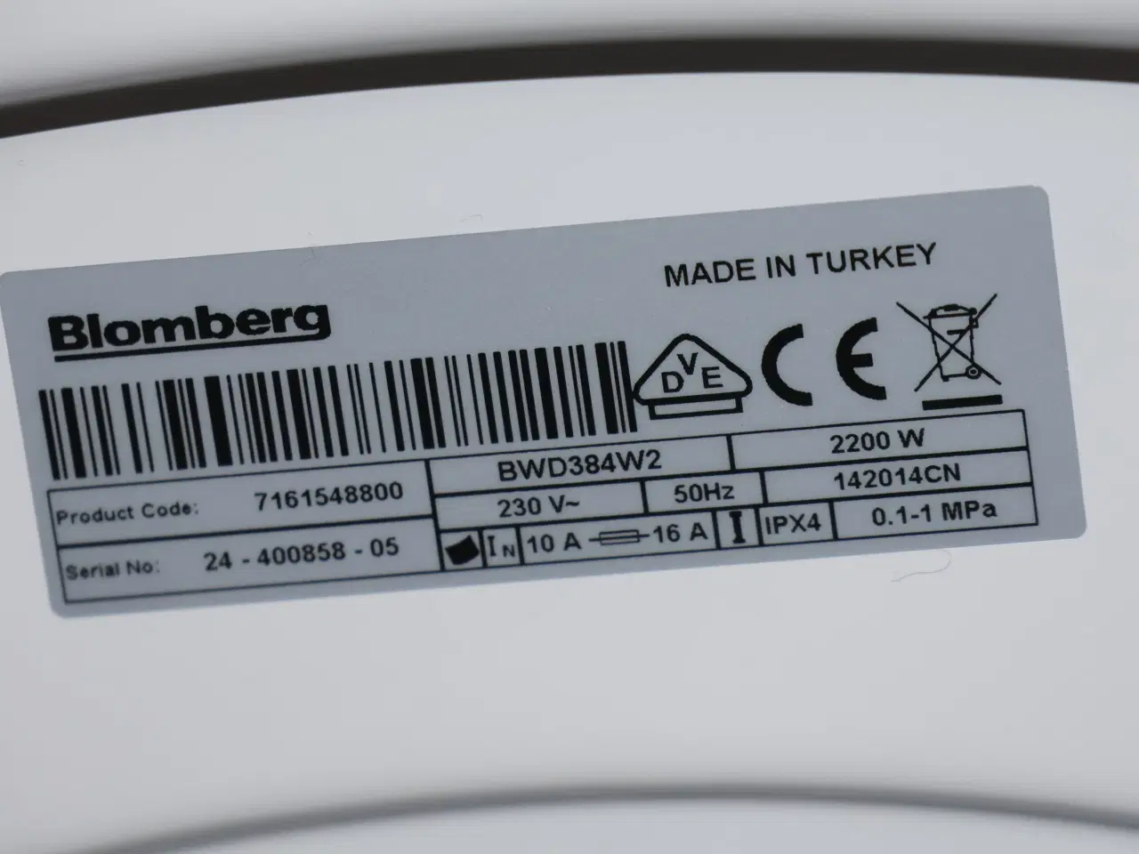 Billede 6 - Blomberg combi vaskemaskine/tørretumbler