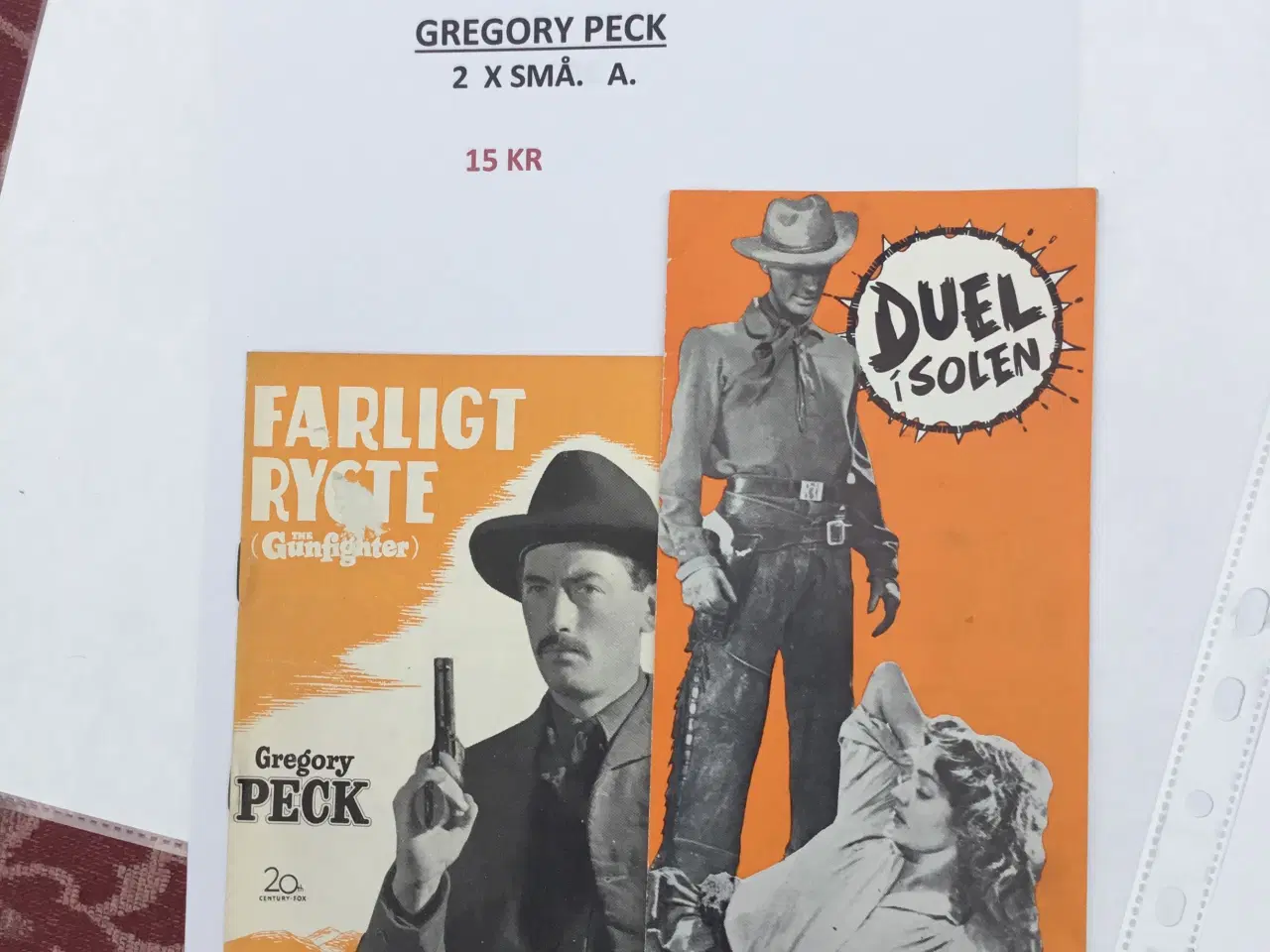 Billede 1 - Gregory Peck - Se Pris 