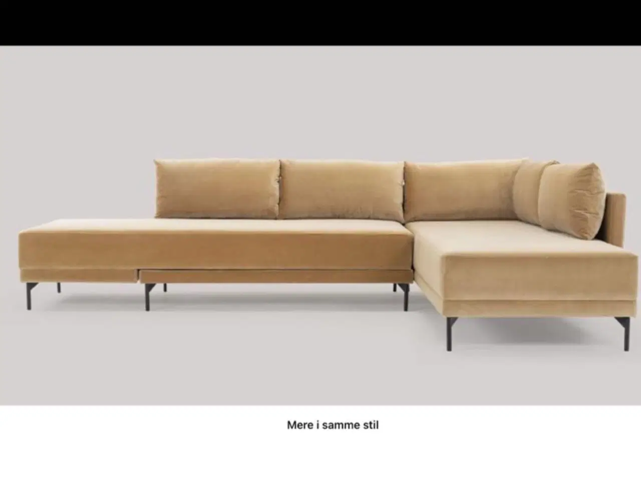 Billede 7 - Designsovesofa i lækker kvalitet