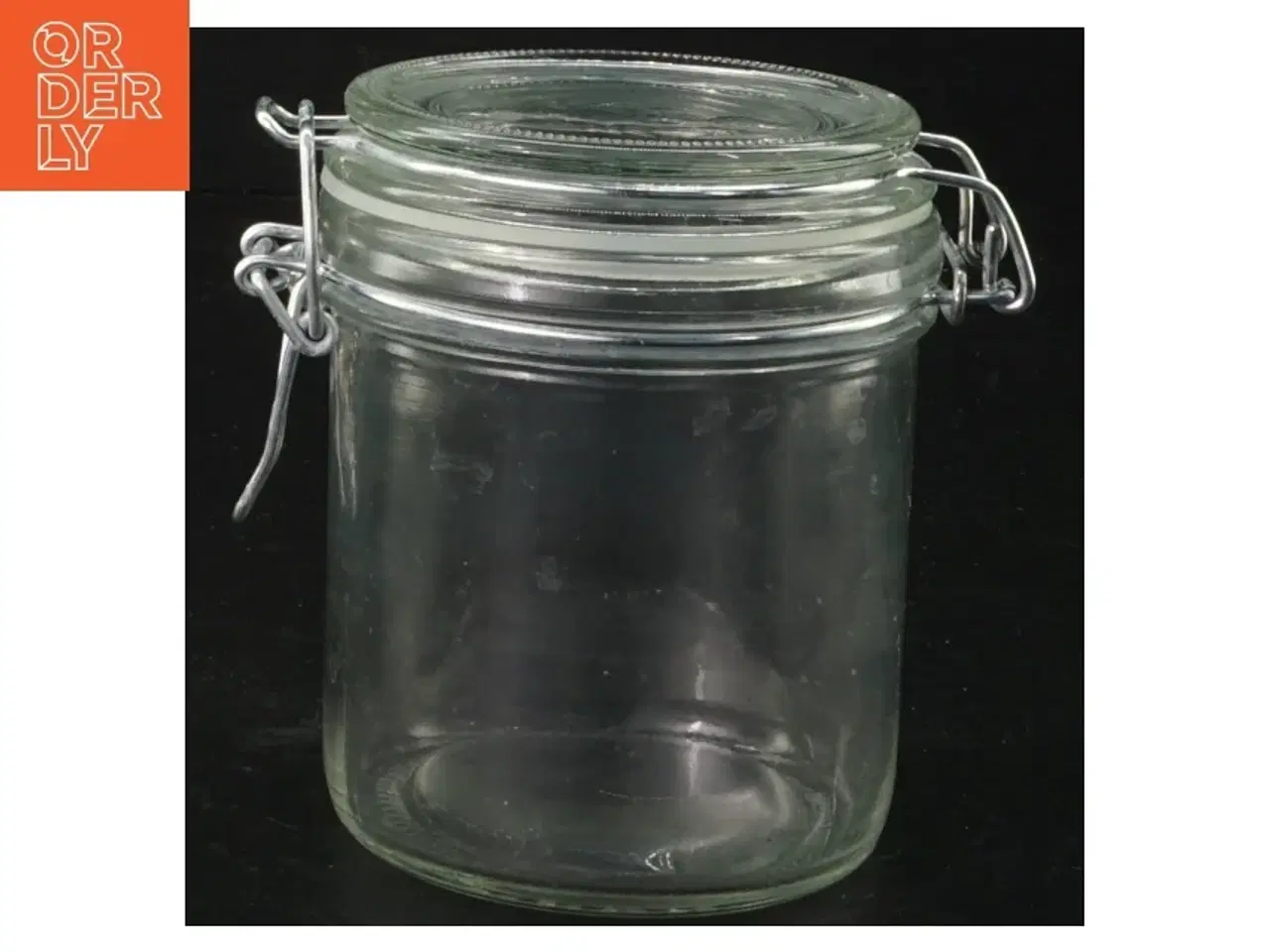 Billede 1 - Patentglas med wirelukning (str. 10 x ø, 8 cm )