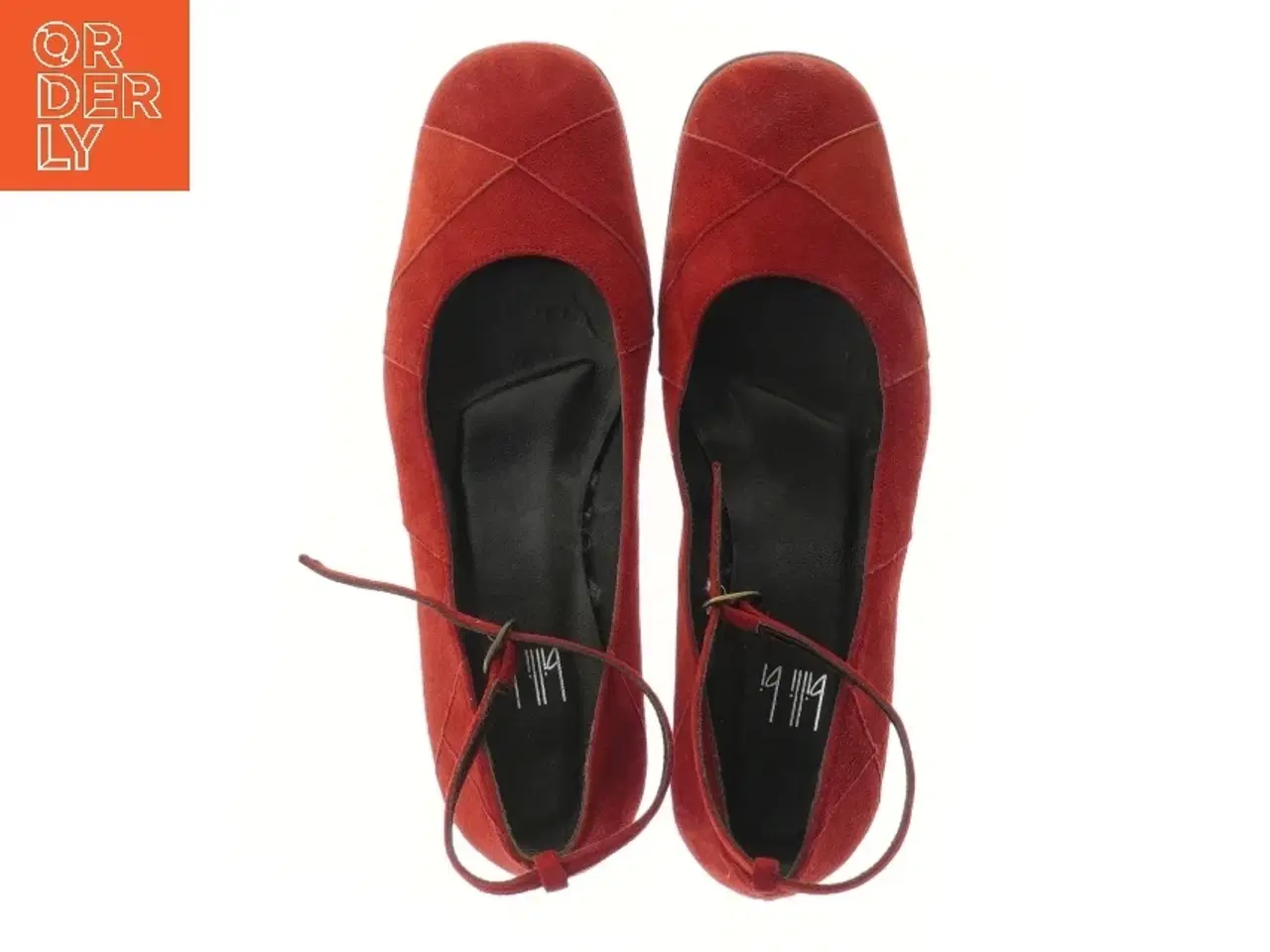 Billede 2 - Røde ruskindsko med rem fra billi bi (str. 37 )