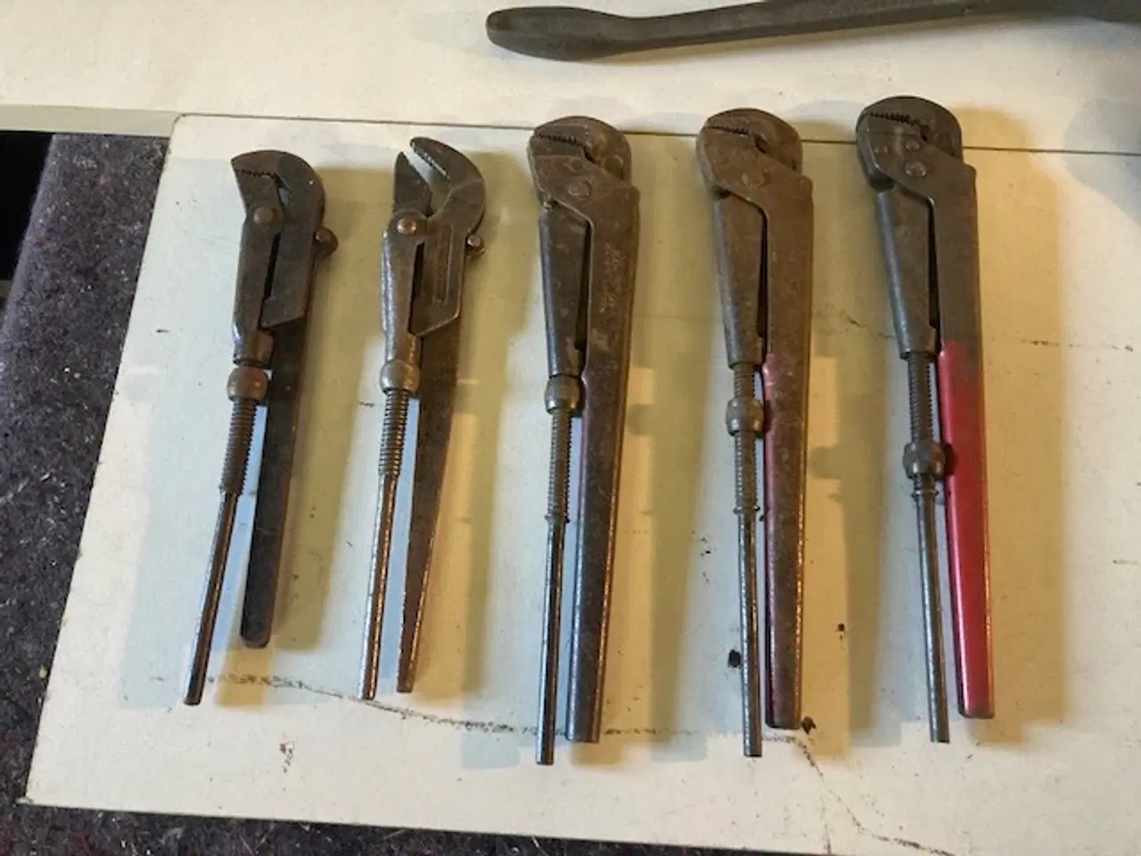 Billede 1 - Rørtænger, svensknøgler og stor boltsaks sælges !