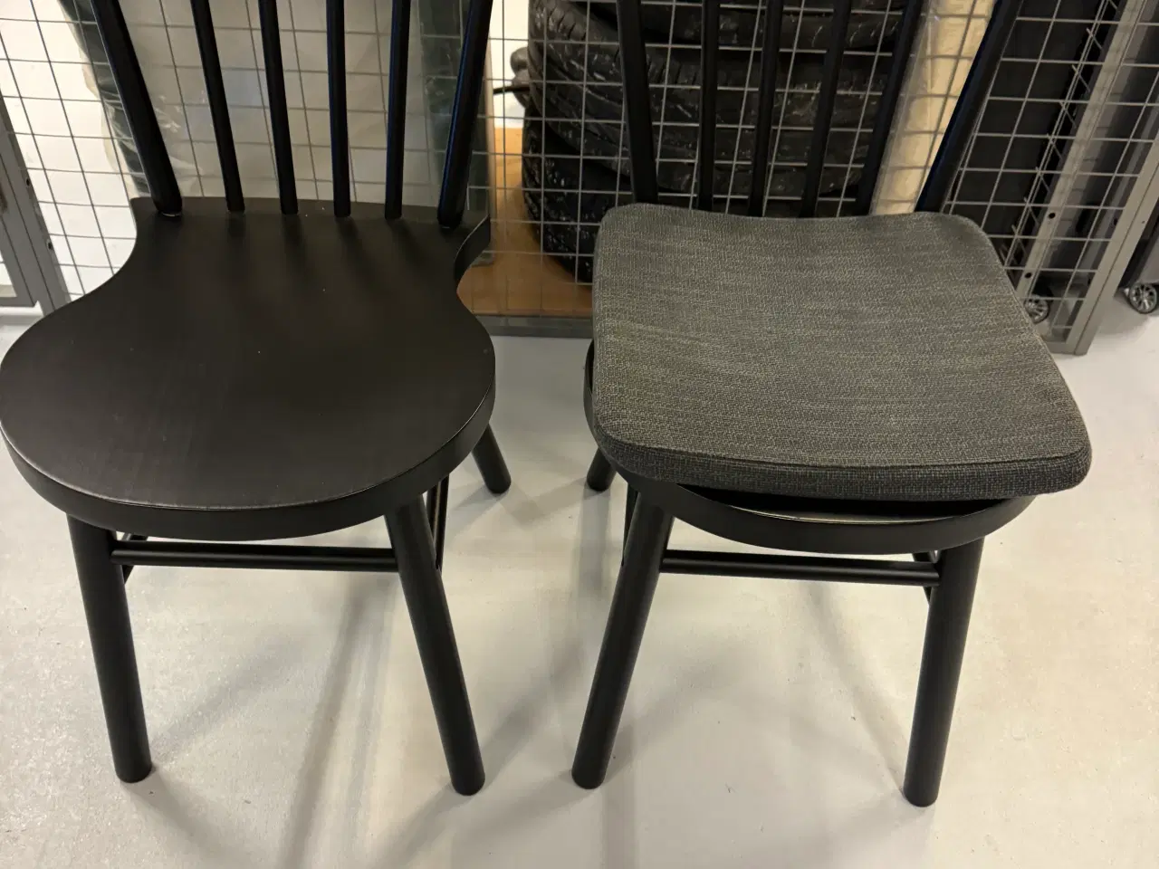Billede 2 - Ikea spise/køkkenstole , 6 stk sorte 