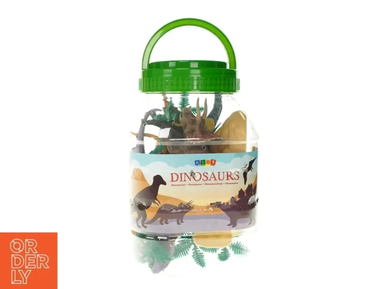 Billede 4 - Plastbeholder med dinosauere og tilbehør fra Biltema