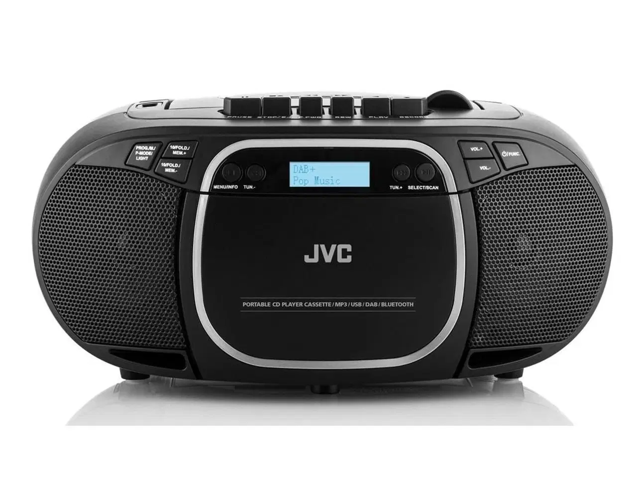 Billede 3 - DAB+ radio med CD og kassette – JVC RC‑E561B i sort